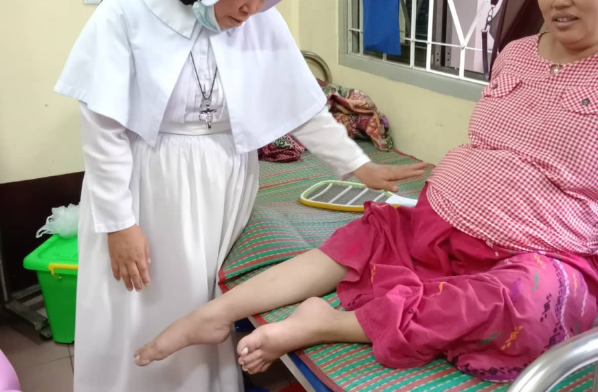 Myanmar nun: A victim of conflict, a person of courage