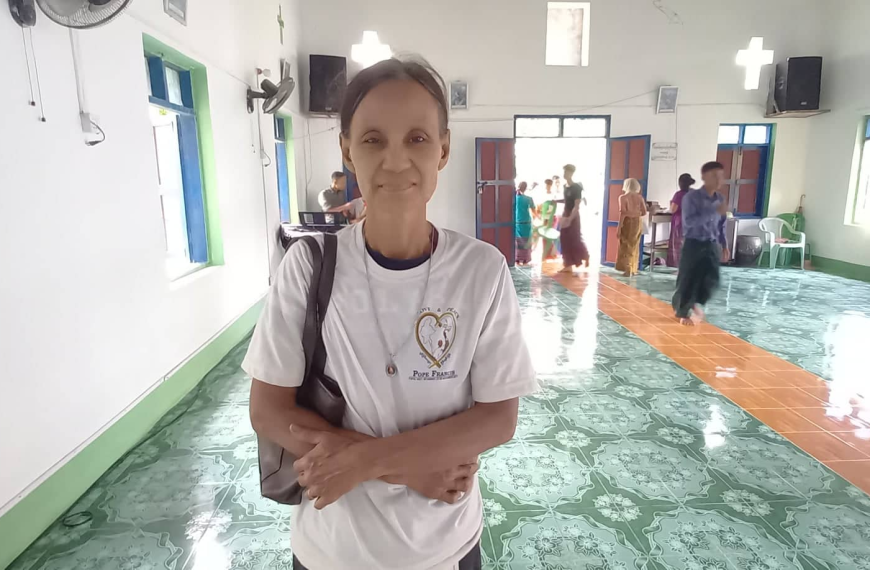 Catholic woman with great love, faithfulness, forgiveness, and faith