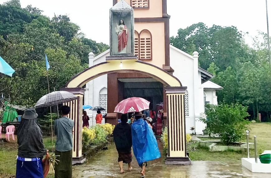 The faith and perseverance of the parishioners in the Myanmar diocese