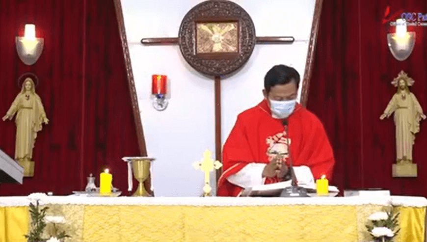 “သူတို့သည်တစ်လုံးတစ်ဝတည်းရှိကြပြီးအကျန်ုပ်တို့၌လည်းတည်ရှိစေတော်မူပါ။”